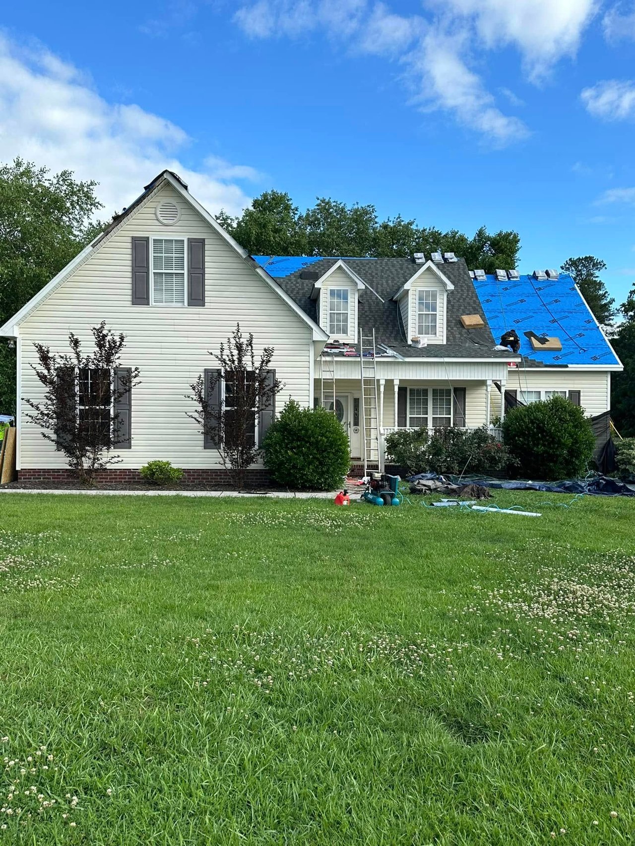 Roof and house washing