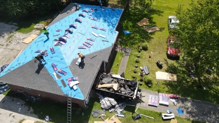 Roofing work gallery